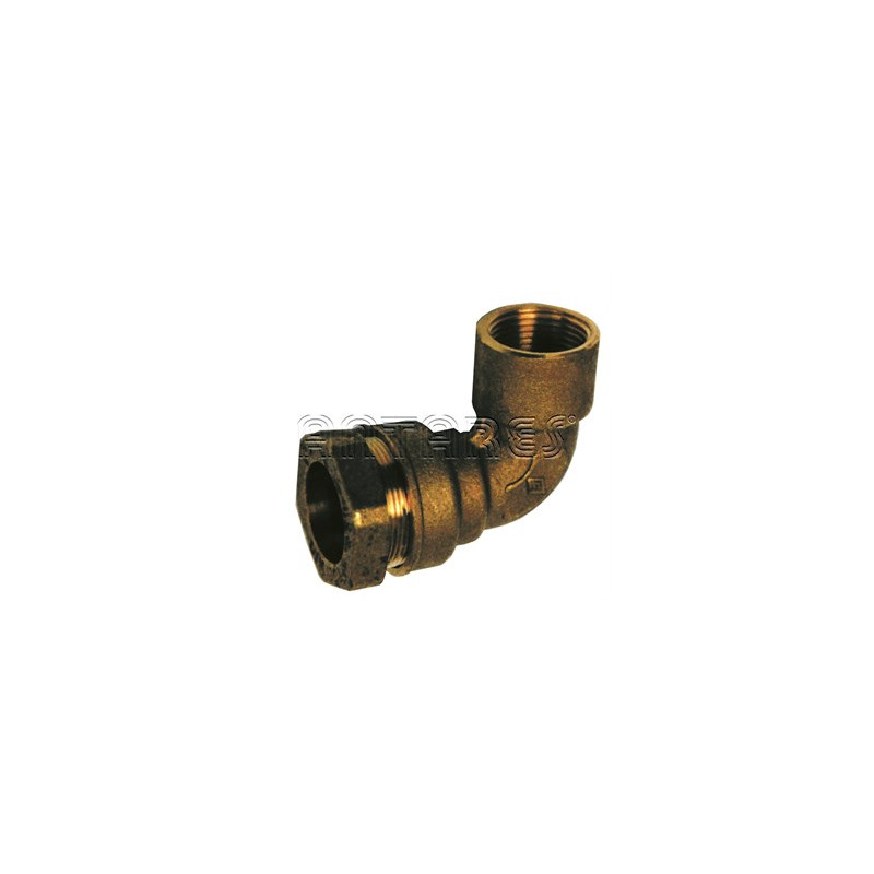 317 Instantor Compression Elbow FiXC, IITC, Brass