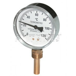 Bimetal thermometer with...