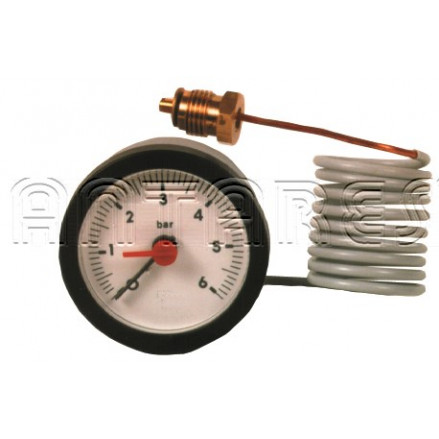 Caleffi-Manometer-Zähler, Der Den Wasserdruck Auf Eine Heizanlage