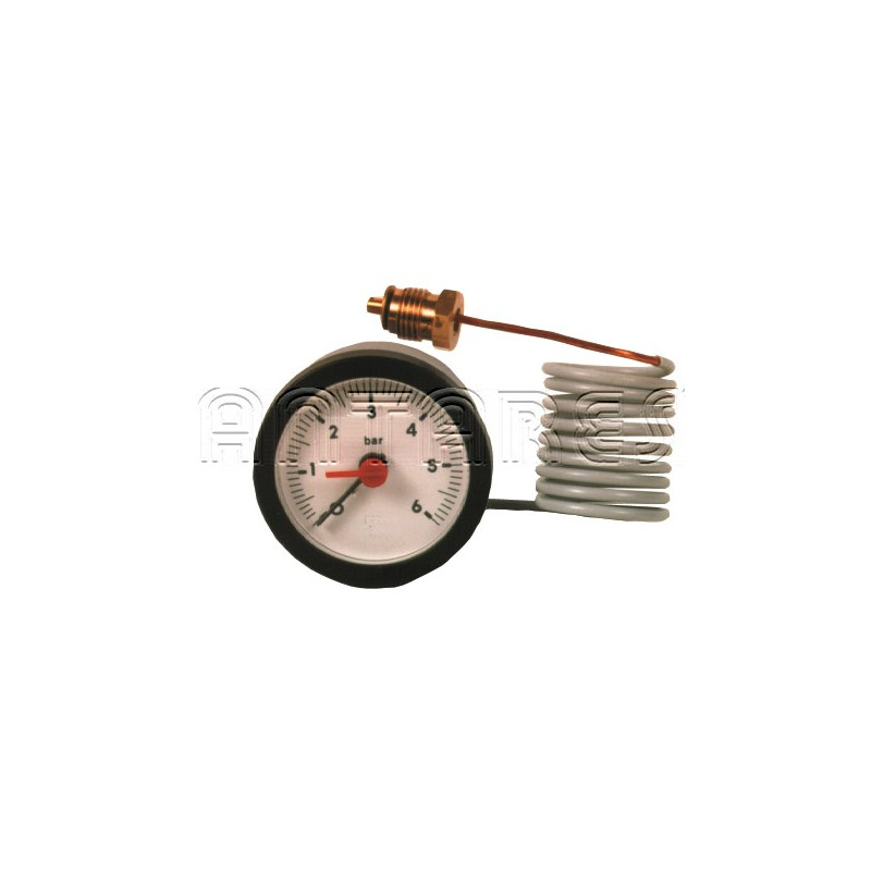 Caleffi-Manometer-Zähler, Der Den Wasserdruck Auf Eine Heizanlage