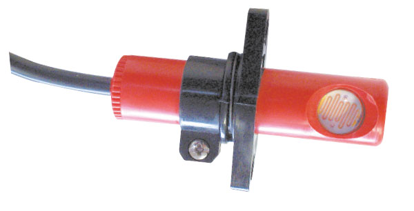 Fotorezistenta pentru aparaturi "BRAHMA", tip FC-/R cu diametrul de 17 mm., lungimea cablului 310 mm.
