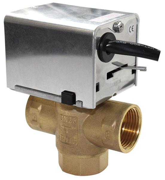 Brass motorized zone valves "HOTWELL" 230V - 50Hz