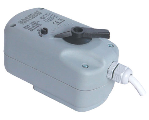 Bidirectional servomotor for mixing valves with limit stop microswitch. nm 22 opening  or closing time 120° 230V - adaquate power for valves up to 4" DN100