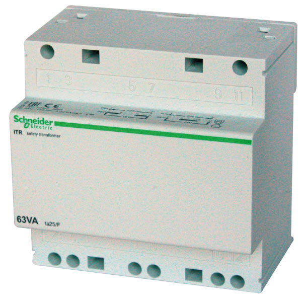 Electric transformer with input 230 V c.a. Output 24 V c.a.